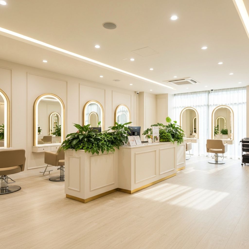 Inside AleJr Salon in Weston, Florida